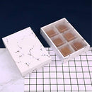 BBC Bakery Ins Marble Cake Box With Clear Lid Gift Packaging Boxes - Brand New