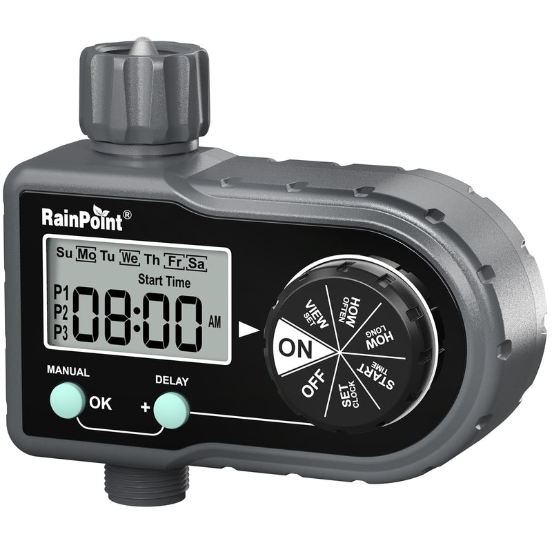 RAINPOINT Sprinkler Timer Hose Timer with 3 Individual Programs Water Timer - Like New