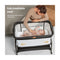 BABYBOND BABY BASSINET 3 IN 1 BASSINET BEDSIDE SLEEPER WASHABLE SOFT MA - BLACK - Like New