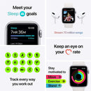 APPLE WATCH SE GPS CELLULAR 40MM SPACE GRAY ALUMINUM CASE CHARCOAL SPORT - Like New