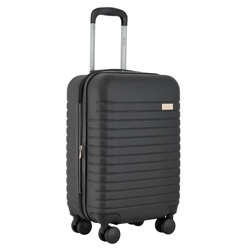 KENSIE 20" GRACEFUL HARDSIDE CARRY-ON LUGGAGE - BLACK - Like New