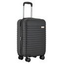 KENSIE 20" GRACEFUL HARDSIDE CARRY-ON LUGGAGE - BLACK - Brand New