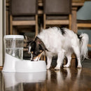 Petmate Fresh Flow Rain Battery Fountain for Cats and Dogs, 75 oz - WHITE - Like New