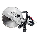 JACKCHEN 14 INCHES CONCRETE SAW ELECTRIC 3000W CUT-OFF W/ BLADE - BLACK/SILVER - Like New