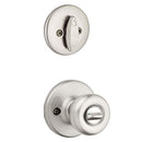 KWIKSET 690T-15S KNOBSET COMBO PACK - SILVER - SILVER - Brand New
