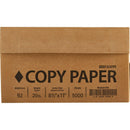 SIM SUPPLY STAPLES 8.5X11 20 LB WHITE COPIER PAPER, 5000 SHEETS 324791 - WHITE - Brand New