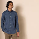 AMAZON ESSENTIALS LONG-SLEEVE SLIM-FIT STRETCH POPLIN SIZE MEN M - Brand New