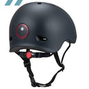 80SIX E-RIDE HELMET WITH LED 888-E1-BLK-M - BLACK MATTE SIZE M - Brand New