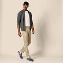 AMAZON ESSENTIALS MEN'S SLIM-FIT WRINKLE-RESISTANT FLAT-FRONT TAN 32W X 28L - Brand New