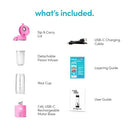 MAGIC 16 OZ. SINGLE SPEED FLAMINGO PINK PORTABLE BLENDER - PINK - Like New