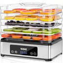 YASHE Food Dehydrator Machine, 5 Stainless Steel Trays Food Dryer, 400W - Brand New