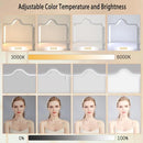 KEDAO NAIL LIGHT FOR DESK HALF MOON LIGHT FOR NAIL DESK 34" FOLDABLE LED - WHITE - Like New
