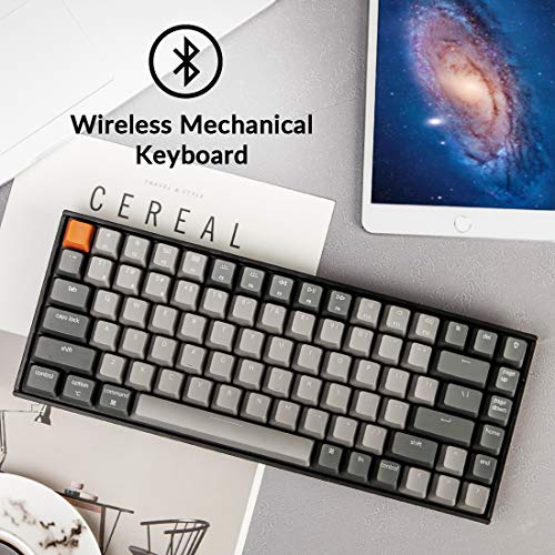 KEYCHRON K2 75% LAYOUT RGB BLUETOOTH WIRED SWITCH/ANTI GHOSTING 84 KEYS BROWN - Like New