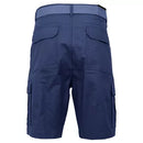 GALAXY BY HARVIC MEN'S RIPSTOP CARGO SHORTS WITH BELT - SIZE: MEN 32 - NAVY - Brand New