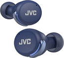 JVC Compact True Wireless Headphones Active Noise Cancelling HA-A30T-A - Blue Like New