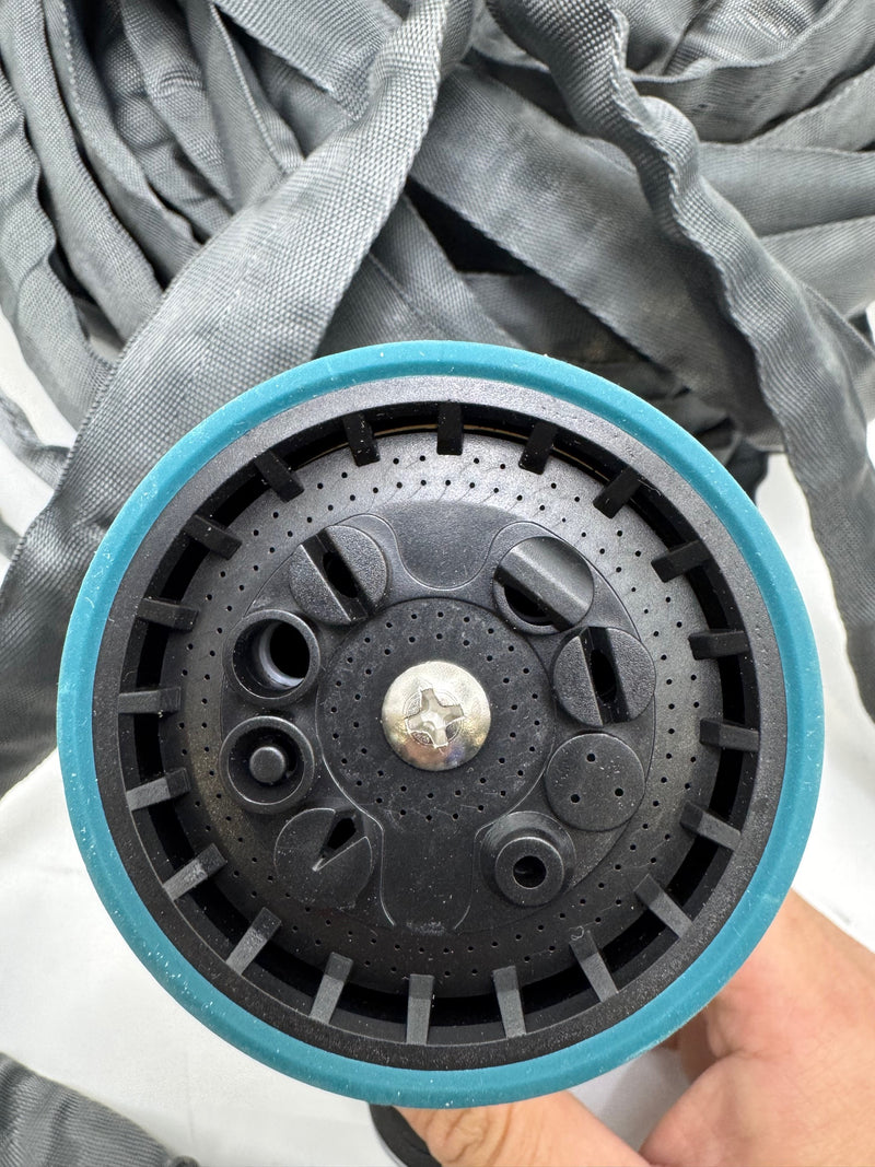 GENERIC LIGHTWEIGHT FLAT GARDEN HOSE 100FT - GRAY - Like New