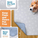 IMPROVIA REUSABLE PUPPY PAD WATERPROOF EXTRA-ABSORBENT WASHABLE 1 PACK 72x72 - Like New