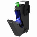 SOOWAY GUN SAFE MOUNTED BIOMETRIC PISTOL SAFE DROP DOWN GUN LOCK BOX - BLACK - Like New