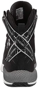 UA HOVR HIGHLIGHT ACE WOMEN'S VOLLEYBALL SHOES - SIZE 12.5 - BLACK/WHITE/SILVER - Brand New