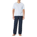 AEMN66789SS26 Amazon Essentials Men's Pajama Set, Ducks, Light Blue, Small - Brand New