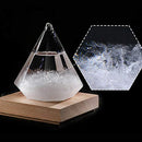 Weather Storm Glass Bottle Drop Creative Stylish Weather Station Forecaster - Like New