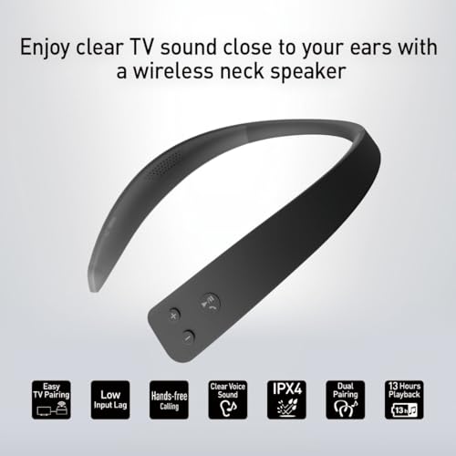 PANASONIC WN10 WIRELESS WEARABLE TV NECK SPEAKER BLUETOOTH - Scratch & Dent