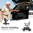 TIVARO EW8001 PRO ELICTRIC WHEEL CHAIR - BLACK - Like New