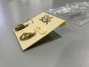 THE SAK SILVER MOP EARINGS - SILVER - Brand New