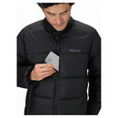 M16230 MARMOT MEN'S GUIDES DOWN JACKET DOWN FILLED WATER RESISTANT BLACK L - Brand New