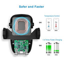 PLESON WIRELESS CAR CHARGER PLESON QI FAST CHARGER CAR PHONE HOLDER - BLACK - Like New