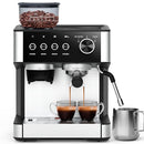 Joy Pebble 15 Bar Espresso Machine with Grinder & Milk Frother, All-in-One - Like New