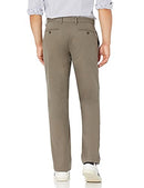 AMAZON ESSENTIALS MEN STRAIGHT-FIT WRINKLE-RESISTANT CHINO PANT TAUPE 42W X 28L - Brand New