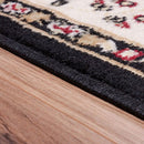 Well Woven Miami Bijar Classic Black Traditional Area Rug 3'3" X 5'3" - Brand New