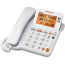 AT&T Corded Phone Digital Answering Caller ID Large Tilt Display CL4940 - WHITE - Like New