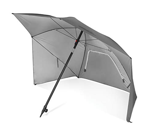 SPORT-BRELLA ULTRA SPF 50+ ANGLED SHADE CANOPY UMBRELLA - GRAY - Like New
