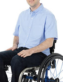 AMAZON ESSENTIALS Men's Reg. Fit Shirt w/ Pocket, Powder Blue, XX-Large - Brand New