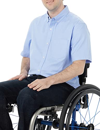 AMAZON ESSENTIALS Men's Reg. Fit Shirt w/ Pocket, Powder Blue, XX-Large - Brand New