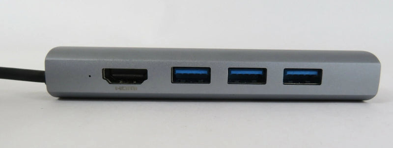 ANKER A8331 5-IN-1 USB-C ADAPTER 4K USB-C TO HDMI USB 3.0 - ETHERNET PORT - GRAY - Like New