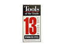 TOOLS OF THE TRADE STAINLESS STEEL 13 PIECE SGB01N2LTNXVUS - SILVER - Brand New