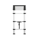 Cosco 8.5 Ft SmartClose Aluminum Telescoping Ladder B09RT81NTG - Gray - Brand New