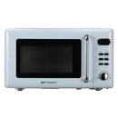 EMERSON RETRO COMPACT COUNTERTOP MICROWAVE OVEN BUTTON CONTROL 0.7 MWR7020BL TB - Like New