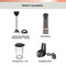 BLACK+DECKER Kitchen Wand Cordless Immersion Blender Hand Blender Dock - GREY Like New