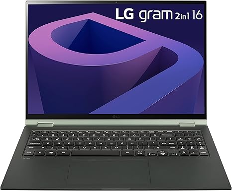 LG gram 2-in-1 16" WQXGA i5 16GB 512GB SSD 16T90Q-K.AAG6U1 - Green - Like New