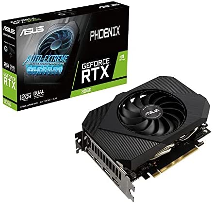 ASUS Phoenix GeForce RTX 3060 PCIe 12GB graphics card PH-RTX3060-12G Like New
