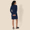 AMAZON ESSENTIALS WOMEN'S CREWNECK LONG-SLEEVE FLEECE DRESS NAVY XL - Brand New