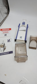 ZAKARIAN DASH SAFE SLICE MANDOLINE VEGETABLES MEAL PREP & MORE - PURPLE/WHITE - Like New