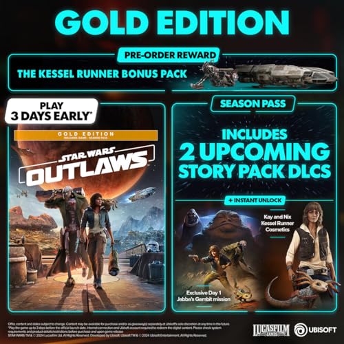 UBISOFT STAR WARS OUTLAWS - LIMITED EDITION (AMAZON EXCLUSIVE) XBOX SERIES X - Like New