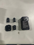 CONAIR TRAVEL SMART ALL-IN-ONE MULTIPLE SOCKET ADAPTER CONVERTER SET - BLACK - Like New