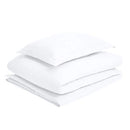 Amazon Basics Microfiber 2-Piece Duvet Cover Set, 4 Packs, Bright White - Brand New