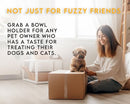 Cocomo Elevated Cat & Dog Bowl Set Wall-Mount Small-Size Dogs, Large Dogs - Wood - Brand New